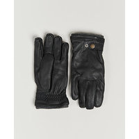 Hestra Utsjö Fleece Liner Buckle Elkskin Glove Black