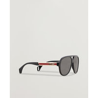 Gucci GG0463S Sunglasses Black/White/Grey
