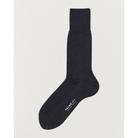 Falke No. 4 Pure Silk Socks Dark Navy