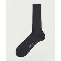 Falke No. 7 Finest Merino Ribbed Socks Anthracite Melange