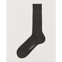 Falke No. 7 Finest Merino Ribbed Socks Brown