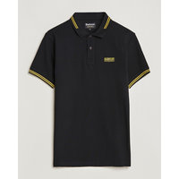 Barbour International Essential Tipped Polo Black