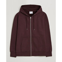 Colorful Standard Classic Organic Full Zip Hood Oxblood Red