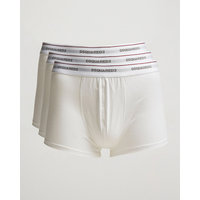 Dsquared2 3-Pack Cotton Stretch Trunk White