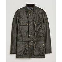 Belstaff Trialmaster Waxed Jacket Faded Olive