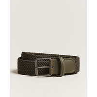 Anderson's Elastic Woven 3 cm Belt Military Green