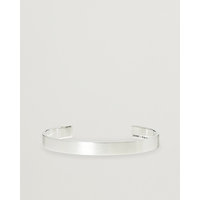 LE GRAMME Ribbon Bracelet Brushed Sterling Silver 21g