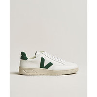 Veja V-12 Leather Sneaker Extra White/Cyprus