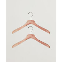 Care with Carl 2-Pack Cedar Wood Jacket Hanger