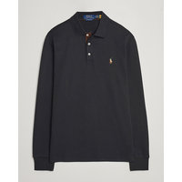 Polo Ralph Lauren Luxury Pima Cotton Long Sleeve Polo Black