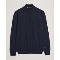 Balonso Full-Zip Sweater Dark Blue, BOSS BLACK