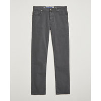 Jacob Cohën Bard Garment Dyed Gabardine Trousers Grey