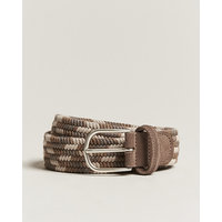 Anderson's Braided Wool Belt Multi Natural