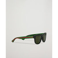 Gucci GG0003SN Sunglasses Black/Green