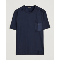 Zimmerli of Switzerland Cotton/Modal Crew Neck Loungwear T-Shirt Midni