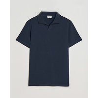 Filippa K Soft Lycra Polo Tee Navy