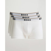 3-Pack Trunk Boxer Shorts White, BOSS BLACK