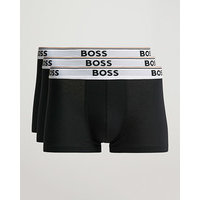 3-Pack Trunk Boxer Shorts Black/White, BOSS BLACK