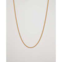 Tom Wood Curb Chain Slim Necklace Gold