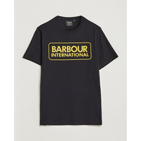 Barbour International Large Logo Crew Neck Tee Black