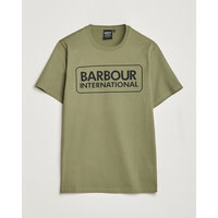 Barbour International Large Logo Crew Neck Tee Light Moss