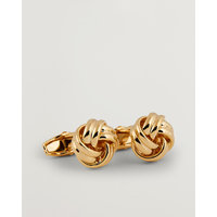 Amanda Christensen Knot Cufflink & Shirt Studs Set Gold