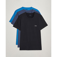 BOSS BLACK 3-Pack Crew Neck T-Shirt Navy/Blue/Black