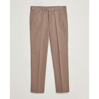 Oscar Jacobson Danwick Cotton Trousers Light Brown