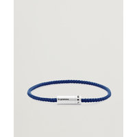 LE GRAMME Nato Cable Bracelet Blue/Sterling Silver 7g