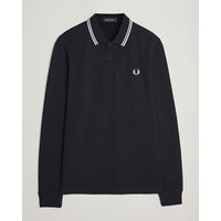 Fred Perry Long Sleeve Twin Tipped Shirt Black