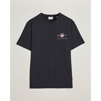 GANT Archive Shield Small Logo T-Shirt Black
