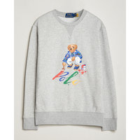 Polo Ralph Lauren Printed Bear Crew Neck Sweatshirt Andover Heather