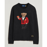 Polo Ralph Lauren Lunar New Year Wool Knitted Bear Sweater Black