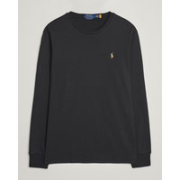 Polo Ralph Lauren Luxury Pima Cotton Long Sleeve T-Shirt Black