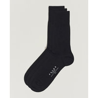 3-Pack Airport Socks Black, Falke