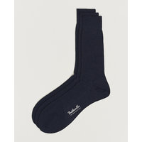 3-Pack Naish Merino/Nylon Sock Navy, Pantherella