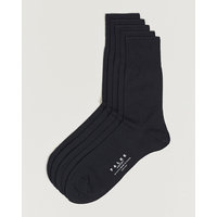 5-Pack Airport Socks Dark Navy, Falke