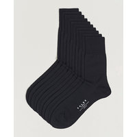 10-Pack Airport Socks Dark Navy, Falke