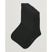 12-Pack True Cotton Socks Black, Amanda Christensen