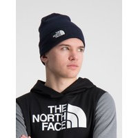 The North Face, DOCKWKR RCYLD BEANIE, Sininen, Hatut till Unisex, One size