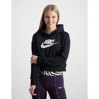 Nike, G NSW CROP HOODIE FILL, Musta, Hupparit till Tytöt, XL