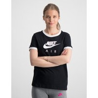 Nike, G NSW TEE RINGER NIKE AIR, Musta, T-paidat/Paidat till Tytöt, M