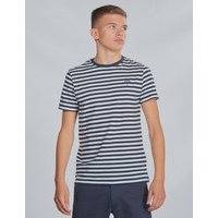 Henri Lloyd, Even Stripe SS T-Shirt, Sininen, T-paidat/Paidat till Pojat, 8-9 vuotta