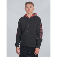 WeSC, TARTAN ZIP HOODIE, Musta, Hupparit till Pojat, 134 cm