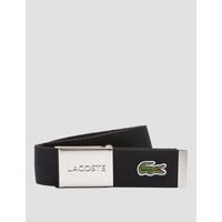 Lacoste, LEATHER GOODS BELT, Musta, Vyöt till Pojat, 90 cm