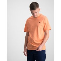 Polo Ralph Lauren, SS CN-TOPS-T-SHIRT, Oranssi, T-paidat/Paidat till Tytöt, L