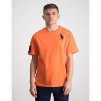 Polo Ralph Lauren, SS CN-TOPS-T-SHIRT, Oranssi, T-paidat/Paidat till Tytöt, L