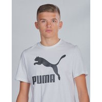 Puma, CLASSICS LOGO TEE, Valkoinen, T-paidat/Paidat till Pojat, 164 cm