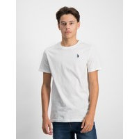 US Polo, Core Jersey T-Shirt, Valkoinen, T-paidat/Paidat till Tytöt, 9-10 vuotta