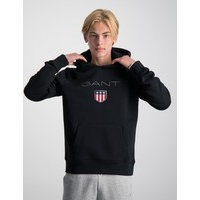 Gant, SHIELD LOGO HOODIE, Musta, Hupparit till Tytöt, 170 cm